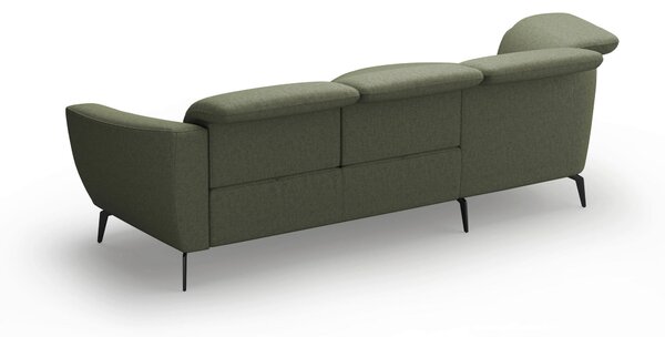 ROHOVÁ SEDAČKA, textil, olivově zelená Sit & More - Sedací soupravy, Online Only