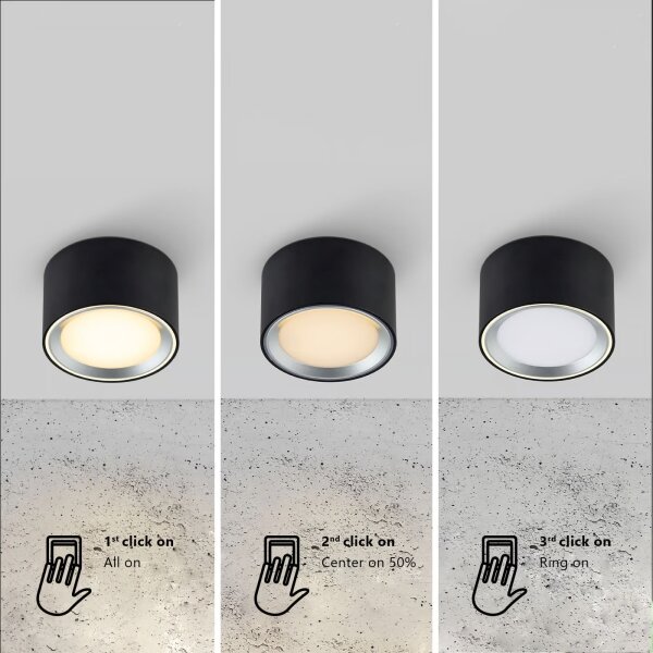 Nordlux - LED Bodové svítidlo FALLON LED/5,5W/230V černá