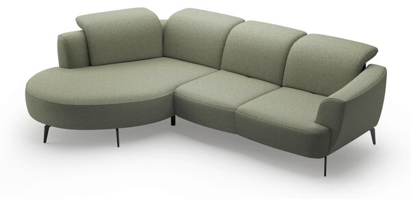 ROHOVÁ SEDAČKA, textil, olivově zelená Sit & More - Sedací soupravy, Online Only