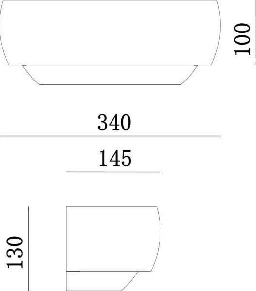Deko-Light 341206 - Nástěnné svítidlo TWYNNDA 1xE14/40W/230V bílá