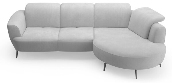 ROHOVÁ SEDAČKA, textil, šedá Sit & More - Sedací soupravy, Online Only