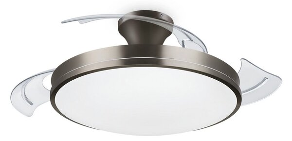 Philips-LED Stropní svítidlo s ventilátorem LED/35W/230V 5500/4000/2700K+DO nikl