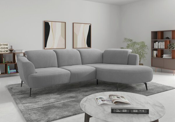 ROHOVÁ SEDAČKA, textil, šedá Sit & More - Sedací soupravy, Online Only