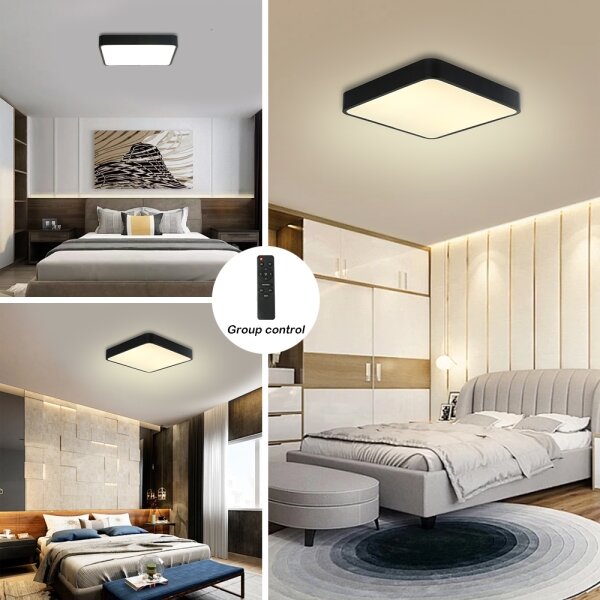 Brilagi - LED Stmívatelné svítidlo POOL SQUARE LED/48W/230V 50x50 cm černá + DO