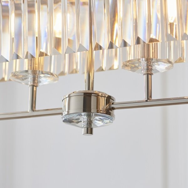 Endon 109058 - Lustr na řetězu 4xE14/6W/230V lesklý chrom