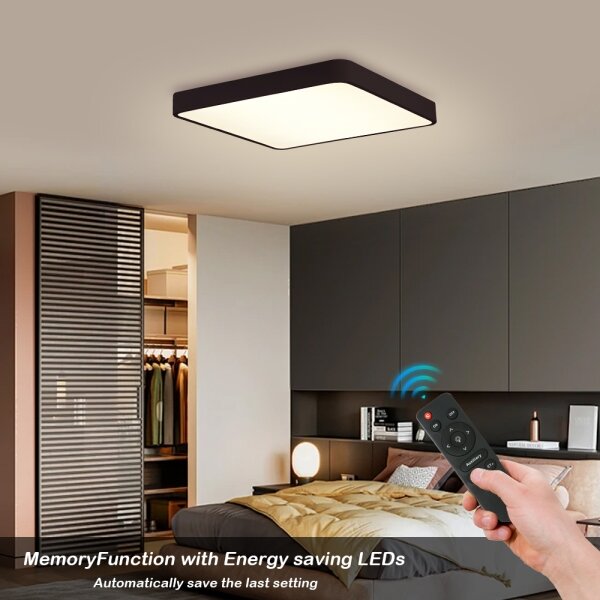 Brilagi - LED Stmívatelné svítidlo POOL SQUARE LED/48W/230V 50x50 cm černá + DO