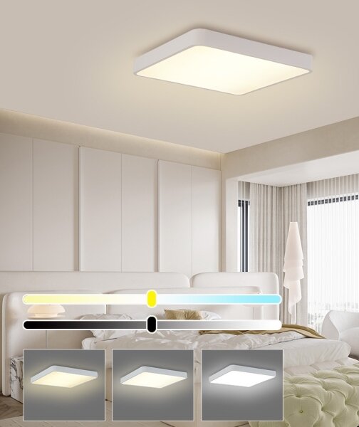 Brilagi - LED Stropní svítidlo POOL SQUARE LED/36W/230V 40x40 cm bílá