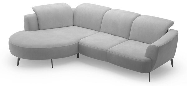 ROHOVÁ SEDAČKA, textil, šedá Sit & More - Sedací soupravy, Online Only