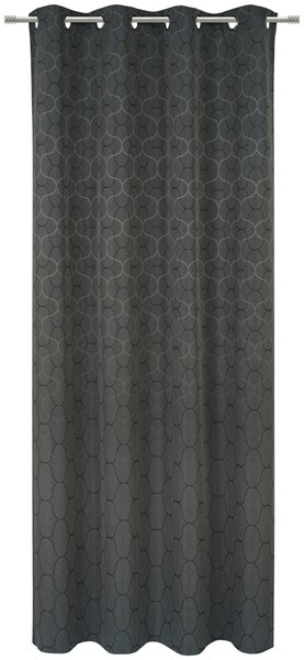 ZÁVĚS S OČKY, neprůsvitné, 140/245 cm Esposa - Závěsy