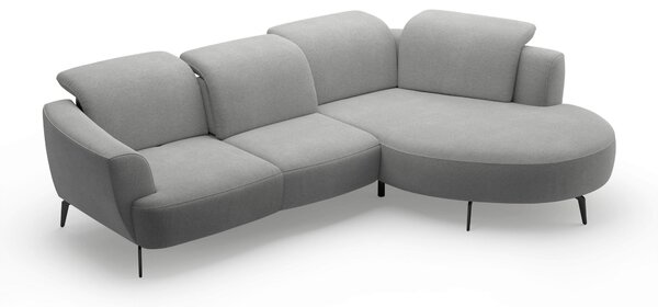ROHOVÁ SEDAČKA, textil, šedá Sit & More - Sedací soupravy, Online Only