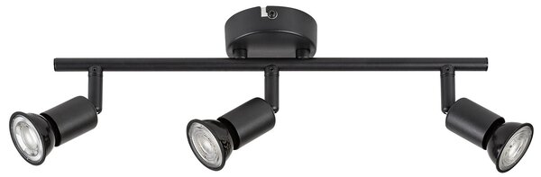 Rabalux NORTON stropní bodové svítidlo 3xGU10/25W/230V, černá barva