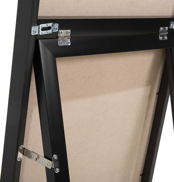 Stojací zrcadlo TORCY 140 cm Černá