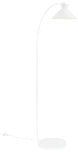 Nordlux Bílá kovová stojací lampa Dial 150 cm
