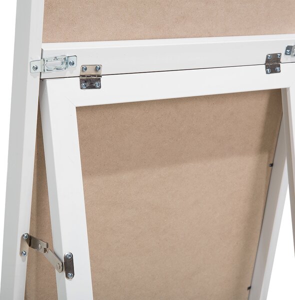 Stojací zrcadlo TORCY 140 cm Bílá