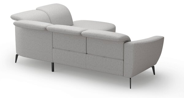 ROHOVÁ SEDAČKA, textil, světle šedá Sit & More - Sedací soupravy, Online Only