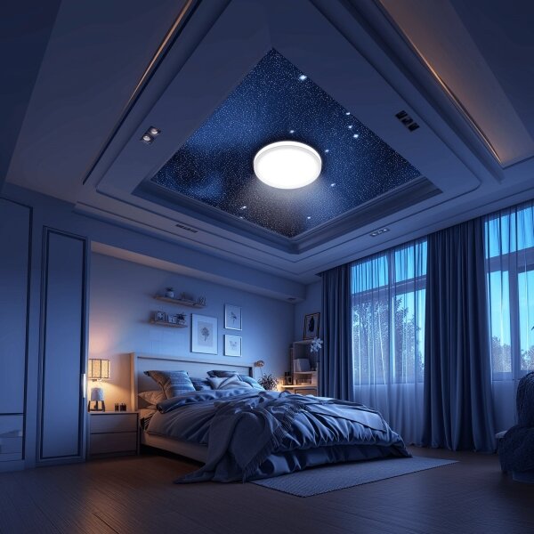 Aigostar-LED RGBW Koupelnové stropní svítidlo LED/24W/230V IP44+dálkové ovládání