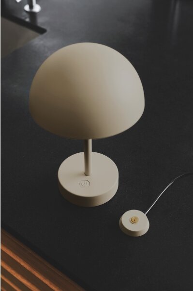Nordlux - LED Stmívatelná nabíjecí stolní lampa ELLEN LED/2,8W/3,7V IP44 béžová
