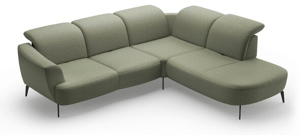 ROHOVÁ SEDAČKA, textil, olivově zelená Sit & More - Sedací soupravy, Online Only