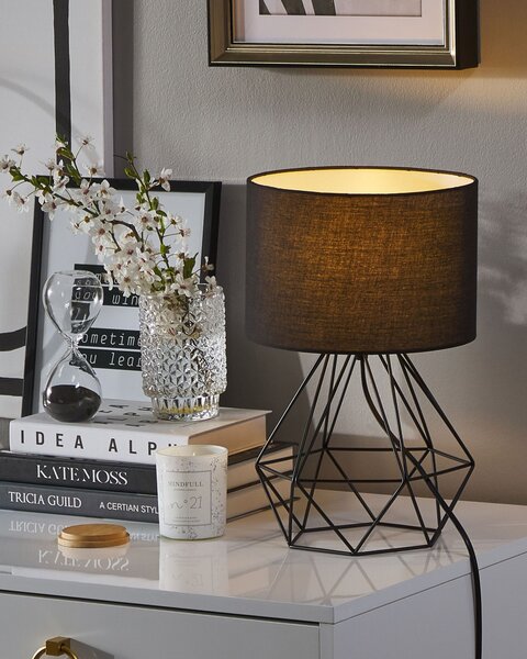 Stolní lampa MARONI Kov Černá