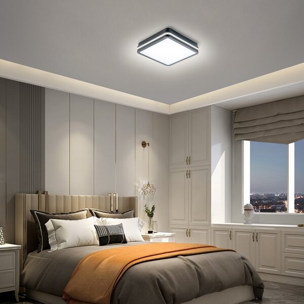 Brilagi - LED Venkovní svítidlo se senzorem BENE LED/24W/230V 26x26 cm IP54