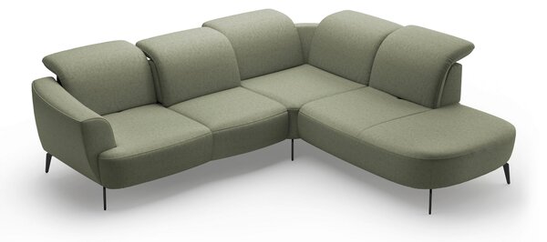 ROHOVÁ SEDAČKA, textil, olivově zelená Sit & More - Sedací soupravy, Online Only