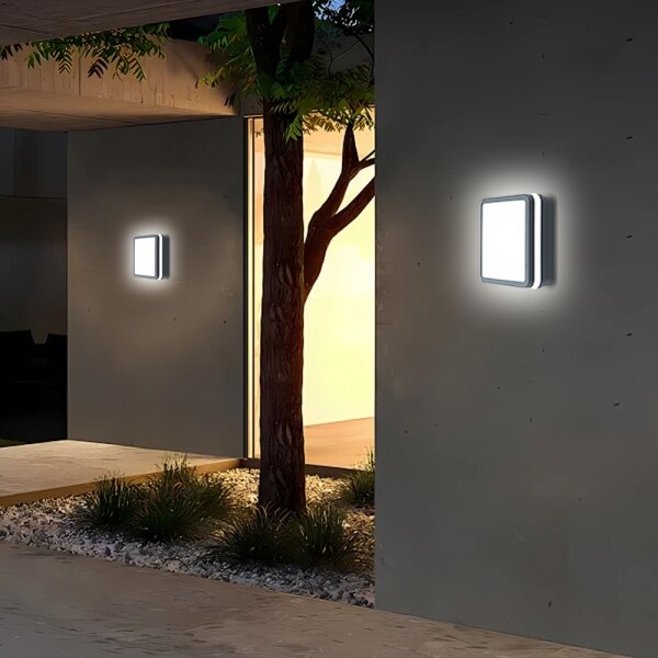 Brilagi - LED Venkovní svítidlo se senzorem BENE LED/18W/230V 22x22 cm IP54
