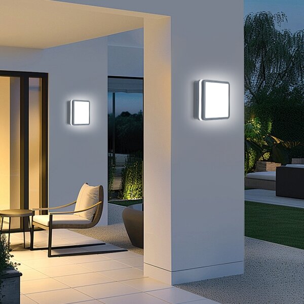 Brilagi - LED Venkovní svítidlo se senzorem BENE LED/24W/230V 26x26 cm IP54
