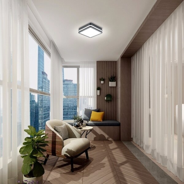 Brilagi - LED Venkovní svítidlo se senzorem BENE LED/18W/230V 22x22 cm IP54