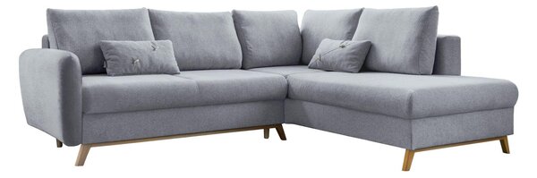 ROHOVÁ SEDAČKA, textil, světle šedá MID.YOU - Sedací soupravy, Online Only