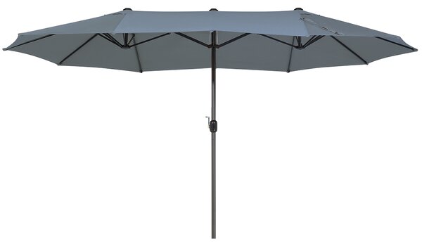 Slunečník 460 cm SIBILLA Šedá