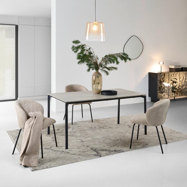 JÍDELNÍ STŮL, šedá, 160/90/76 cm P & B - Online Only jídelní stoly, Online Only