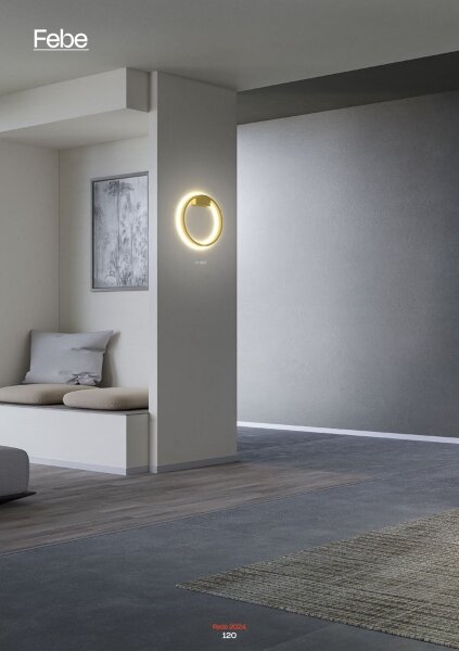 Redo 01-2819 - LED Stmívatelné nástěnné svítidlo FEBE LED/24W/230V černá