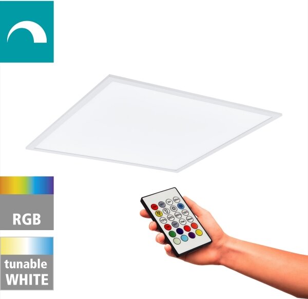 Eglo 98766-LED RGBW Stmívatelné svítidlo SALOBRENA-B LED/32,5W/230V 60x60 cm +DO