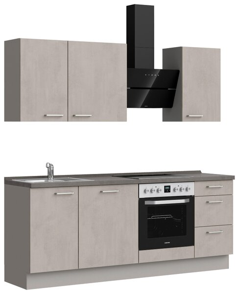 Küchenblock Riva High 210 cm Nobilia - Online Only kuchyňské linky, Online Only
