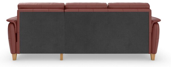 ROHOVÁ SEDAČKA, kůže, červenohnědá Sit & More - Sedací soupravy, Online Only