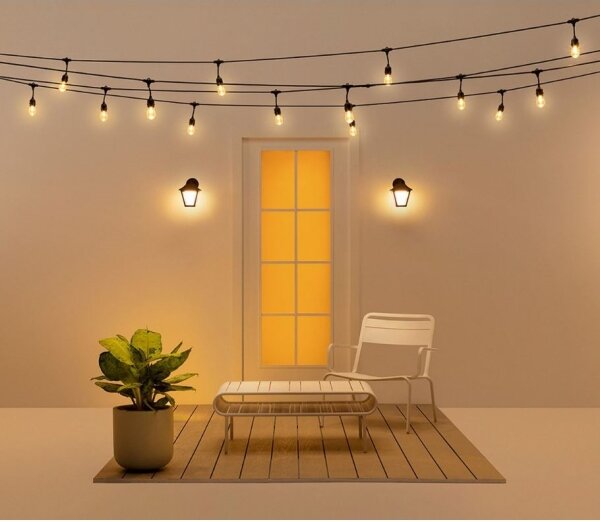 WiZ - LED RGBW Stmívatelné venkovní nástěnné svítidlo LED/9,5W/230V IP44 Wi-Fi