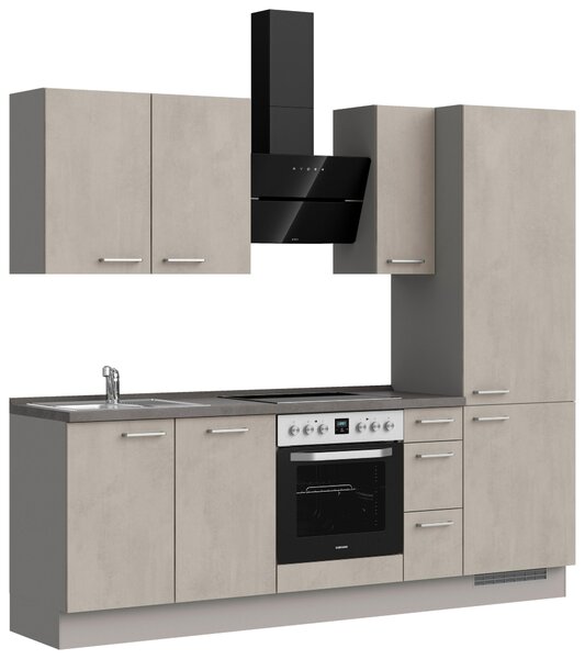 Küchenblock Riva High 240 cm Nobilia - Online Only kuchyňské linky, Online Only