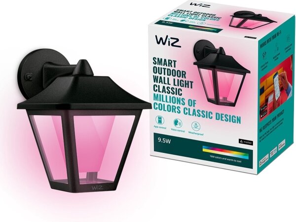 WiZ - LED RGBW Stmívatelné venkovní nástěnné svítidlo LED/9,5W/230V IP44 Wi-Fi