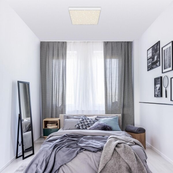 Briloner 7078-416 - LED Stropní svítidlo STAR SKY LED/21W/230V 28x28 cm bílá