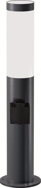 Brilagi - Venkovní lampa se zásuvkou ELIA 1xE27/20W/230V IP44 50 cm antracit