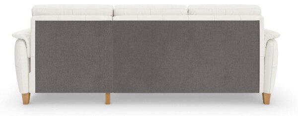 ROHOVÁ SEDAČKA, kůže, bílá Sit & More - Sedací soupravy, Online Only