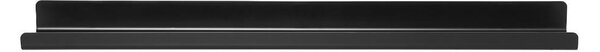 Černá kovová koupelnová polička Blomus, délka 71 cm