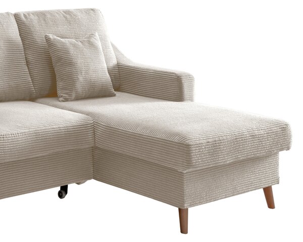ROHOVÁ SEDAČKA, textil, béžová P & B - Sedací soupravy, Online Only