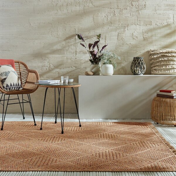 Vnitřní a venkovní koberec v přírodní barvě 120x170 cm Nora Diamond – Flair Rugs