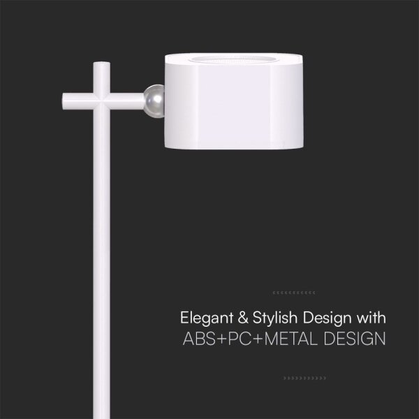 LED Stmívatelná magnetická stolní lampa 4v1 LED/3W/5V 3000-6000K 1800 mAh bílá