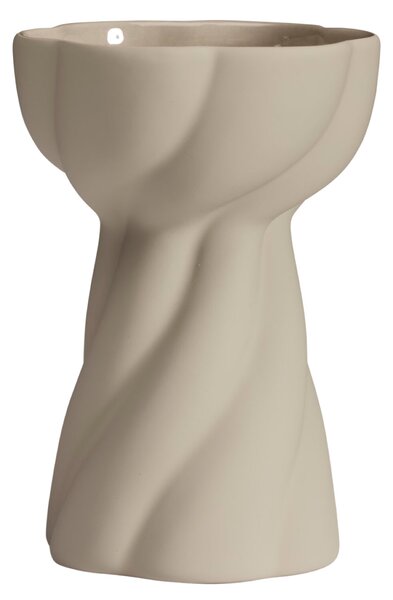 COOEE Design Váza Twist Bulb - Sand CED496