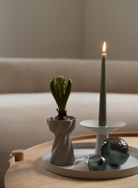 COOEE Design Váza Twist Bulb - Sand CED496