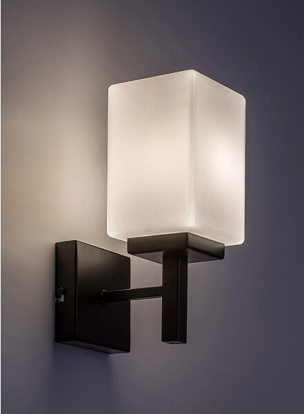 Rabalux 71061 - Koupelnové nástěnné svítidlo ZENKAI 1xE14/10W/230V IP44 černá