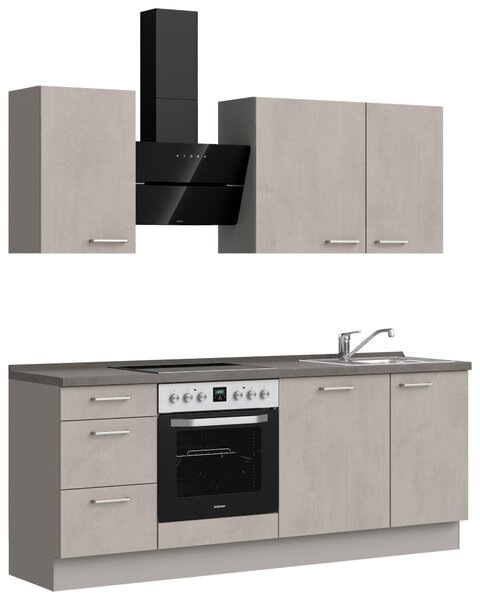 Küchenblock Riva High 210 cm Nobilia - Online Only kuchyňské linky, Online Only