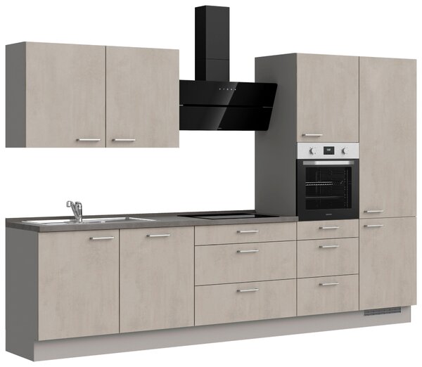 Küchenblock Riva High 330 cm Nobilia - Online Only kuchyňské linky, Online Only